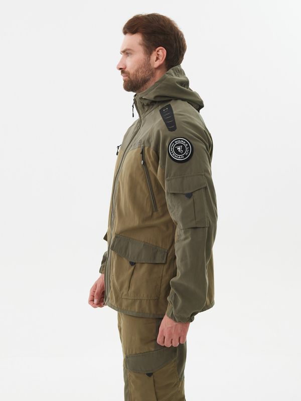 Костюм летний Горка-Люкс ткань Ravena Peach Wash цвет Хаки