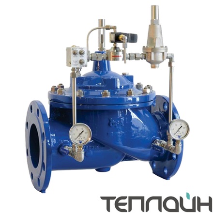 Клапан соленоидный пилотный из высокопрочного чугуна АСТА Р02/04 АСТА-Р02/04-065-68-М(NBR)-16-02-70-Ф PN 16 DN 65 фланец/фланец