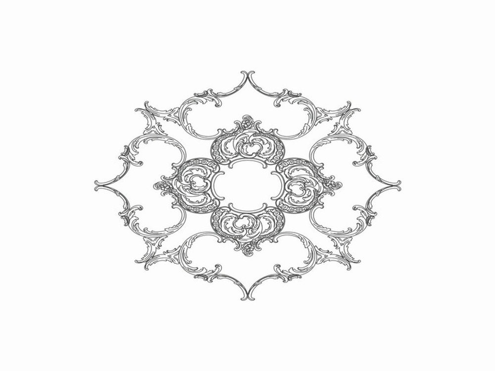 Розетка RODECOR 87037RC 990*990 мм