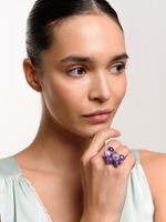 Кольцо "Berry" аметист Silver