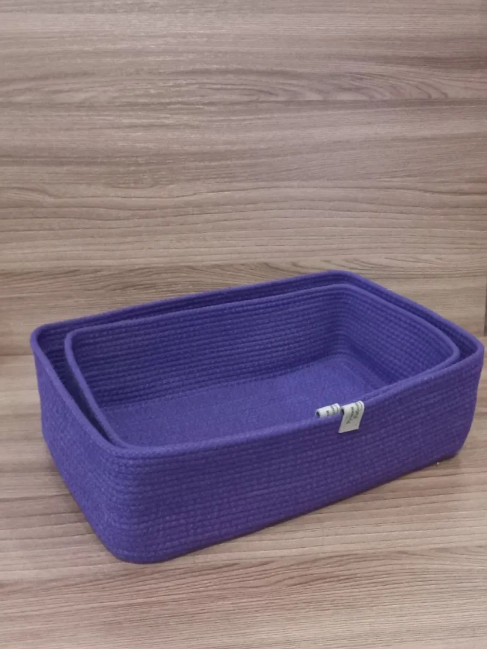 Корзина для хранения плетеная