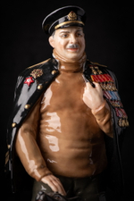 Статуэтка. Фарфор. Солдат. Папанин Иван Дмитриевич - Русский флотоводец. Россия