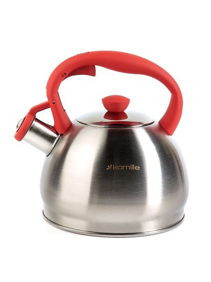 Чайник 2 л. из нержавеющей стали со свистком Kamille KM-0693