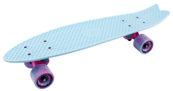 Скейтборд пластиковый Fishboard 23 sky blue TLS-406