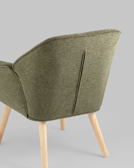 Кресло Вэйл тёмно-зелёная ткань