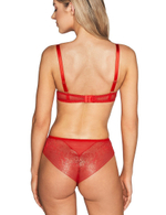 Трусы бразилиана Ava CROWN 2128 brazilian Red