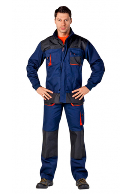 Куртка CERVA ЭМЕРТОН НЭВИ ГОСТ цв син-чер те смесовая