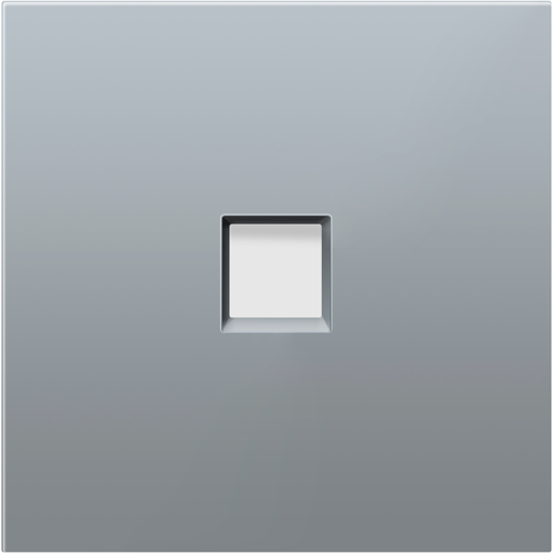 Накладка для розетки RJ45, 1-я, алюминий, серия R98