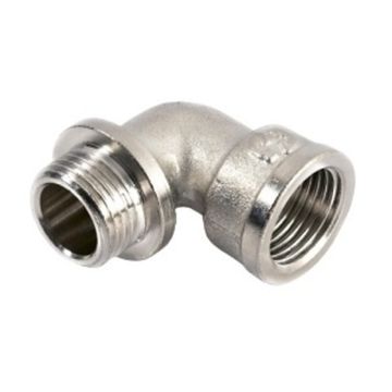 Угольник с упором Stout 3/4" НР/ВР с наружной/внутренней резьбой никелированный SFT-0016-000034