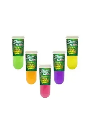 Slimy Test Borusu, 6 müxtəlif rəng, 45 qr