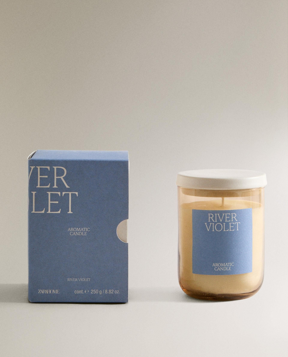 Zara Home - Ароматическая свеча river violet, 250 г
