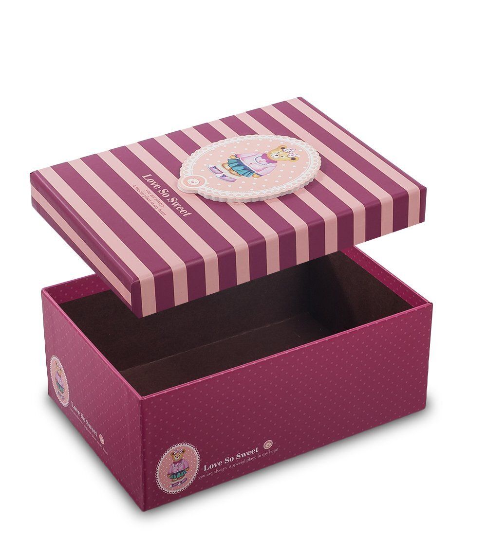 WF-08/2-A Коробка «Сладкая любовь» цв.борд./роз.