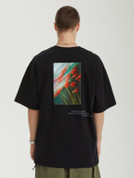 Мужская Футболка Flowerred Print