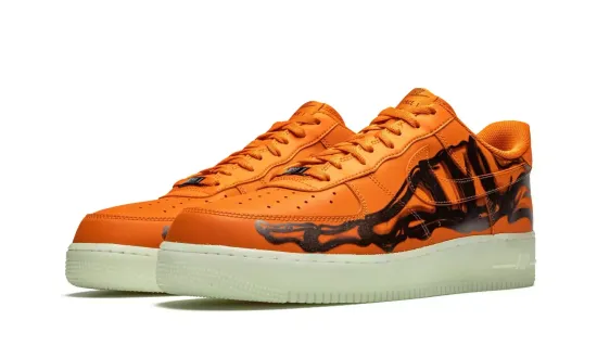 Кроссовки Nike Air Force 1 Low Skeleton Orange