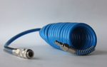 Шланг спиральный GAV SPR 4 м, D 8*12, быстросъем