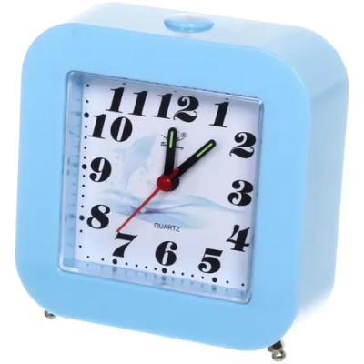 Будильник «Ария» квадрат синий 11*11*4см GH2666