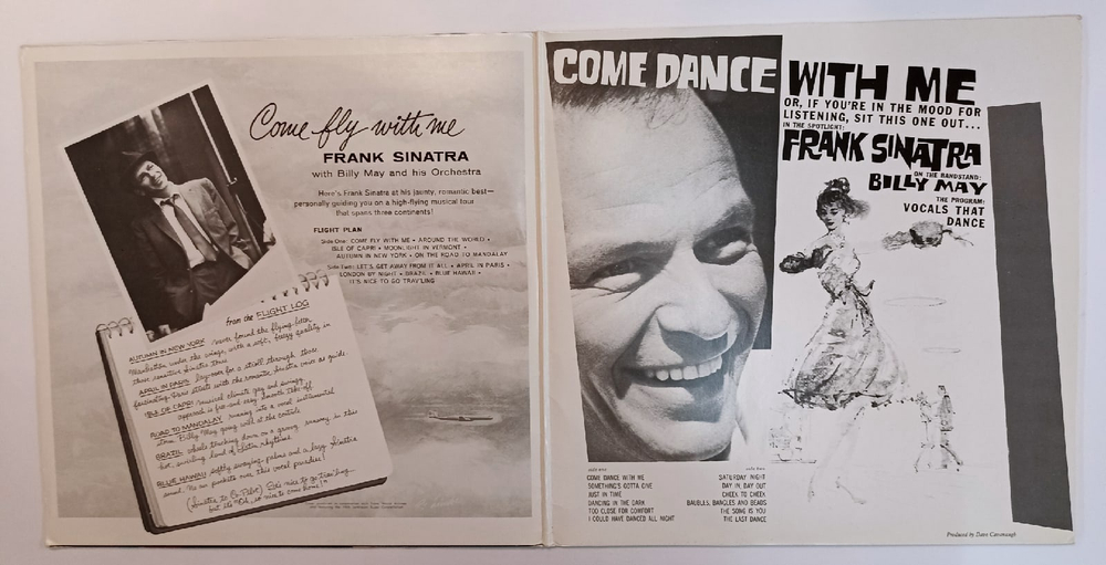 Frank Sinatra Come Fly With Me Come Dance With Me 2LP (Germany)
