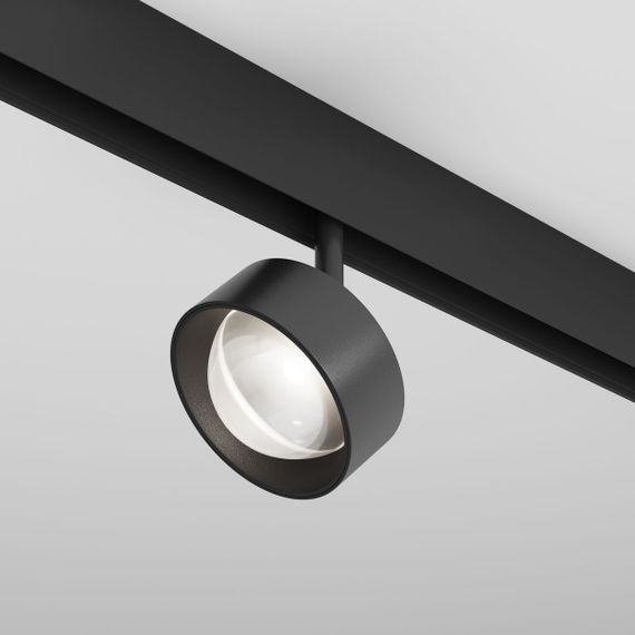 Трековый светодиодный светильник Maytoni Technical Exility Lens TR217-2-15W4K-B