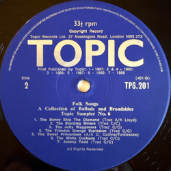 Виниловая пластинка Сборник Folk Songs - A Collection Of Ballads And Broadsides LP