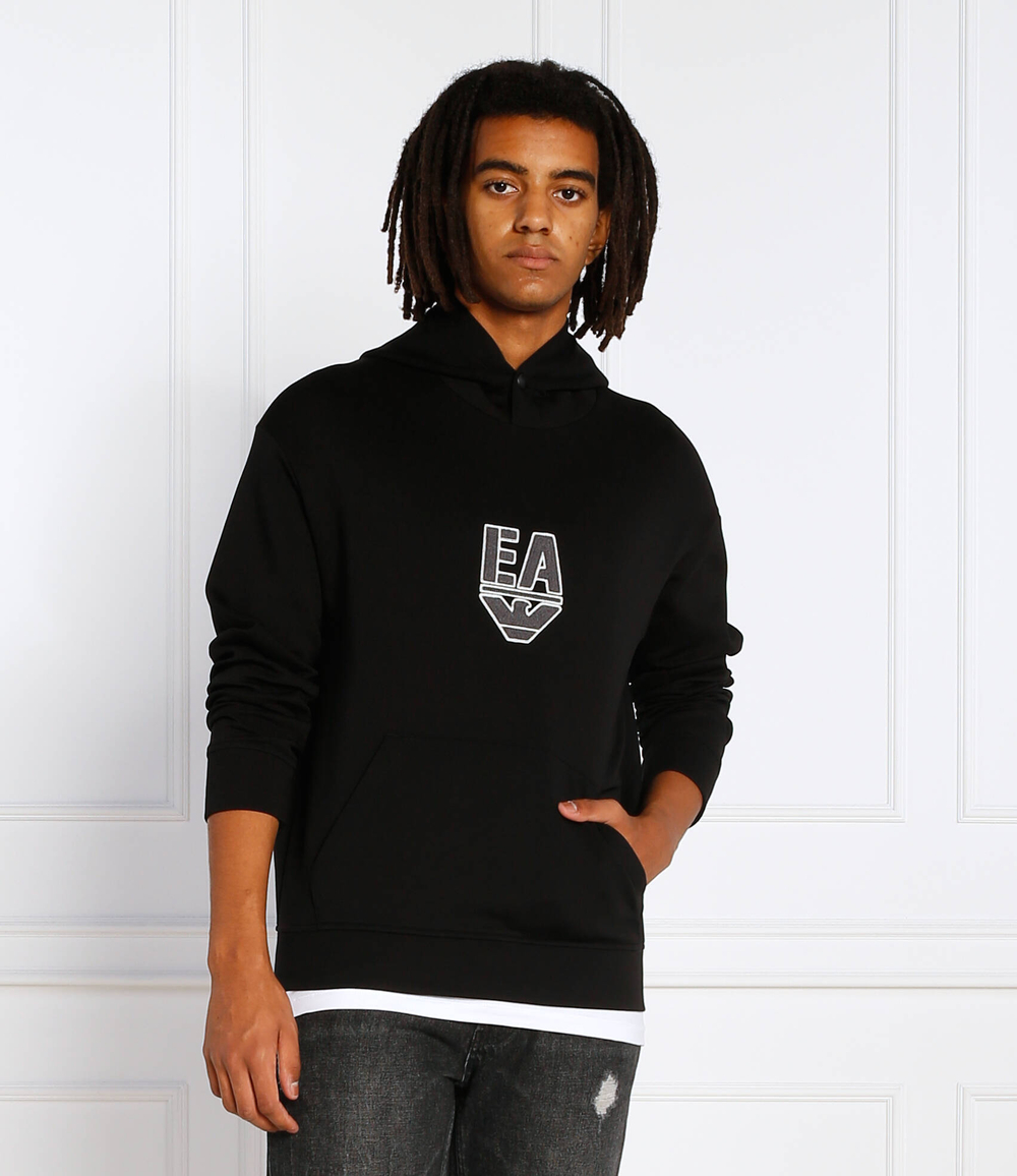 Худи Emporio Armani - черный(6L1MC4 1JHSZ)