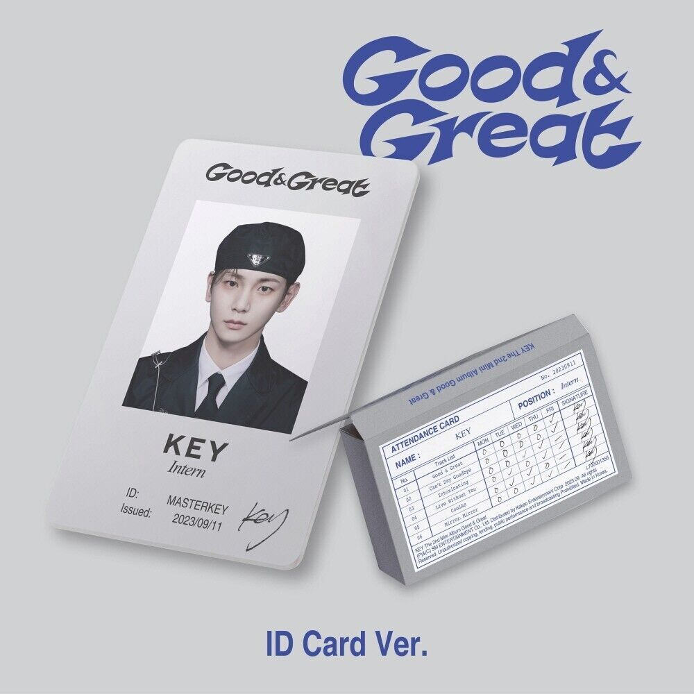 KEY SHINee - Good & Great [ID Card Ver.]
