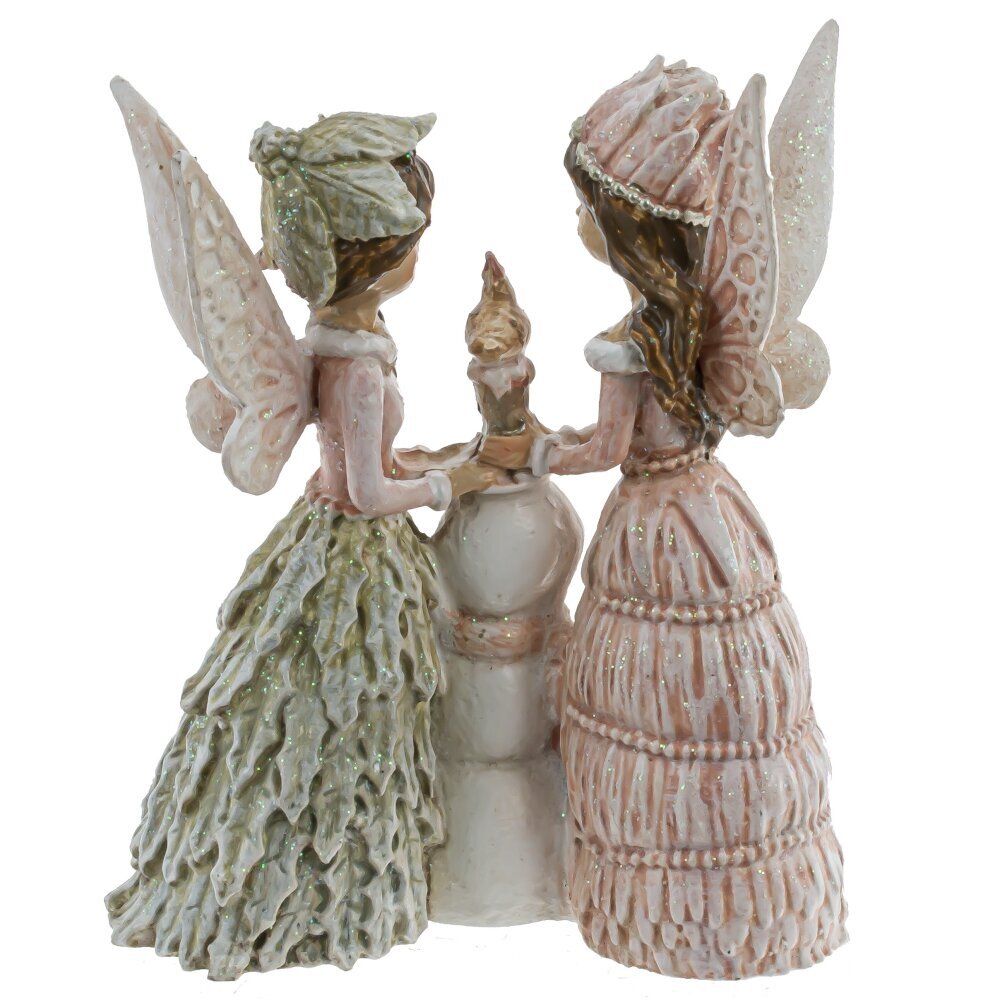 GAEM Фигурка декоративная "Феи и снеговик", L7,5 W3 H10 см