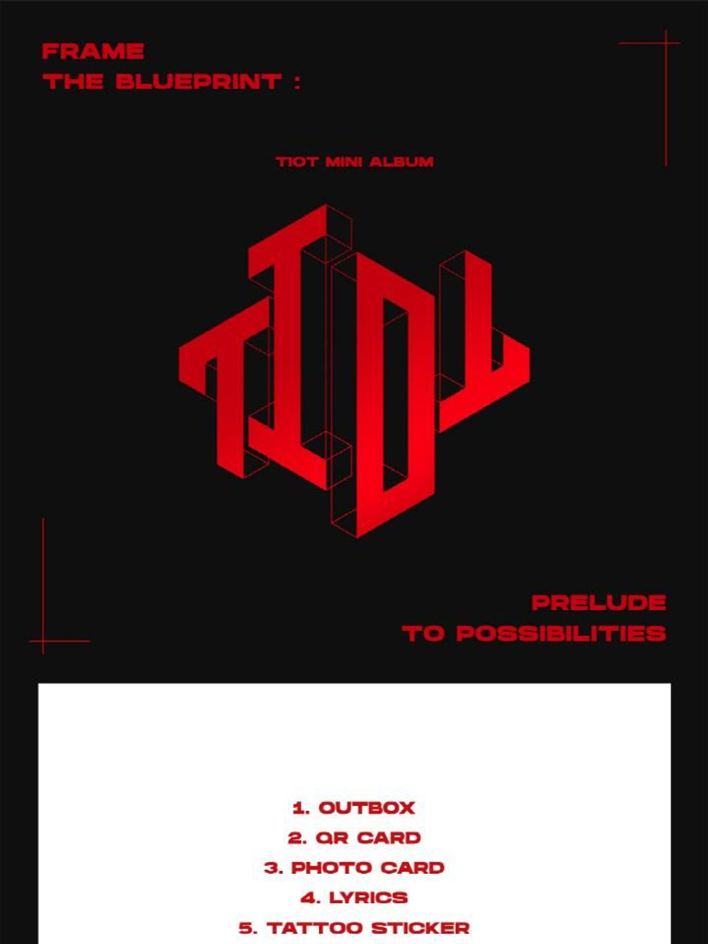 Альбом TIOT - Frame the Blueprint : Prelude to Possibilities Mini Album PLVE Version
