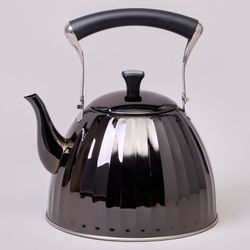 ЧАЙНИК AGNESS 3,0 Л СО СКЛАДЫВАЮЩЕЙСЯ РУЧКОЙ, СТАЛЬ 18/10, ИНДУКЦИОННОЕ КАПСУЛЬНОЕ ДНО