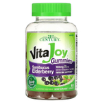 21st Century, VitaJoy®, жевательные таблетки с бузиной, 60 вегетарианских жевательных конфет