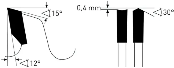 Диск пильный для форматно-раскроечных станков, положительный зуб Karnasch 160×2,8/1,8×20/16 мм, Z=38 HDF-P, арт. 11.1600.160.010