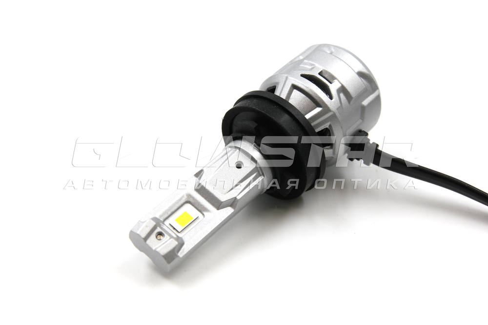 Светодиодные лампы H8/H9/H11/H16 Sariti S3 с вентилятором, 12V, 32W, 5500K (комплект, 2шт)