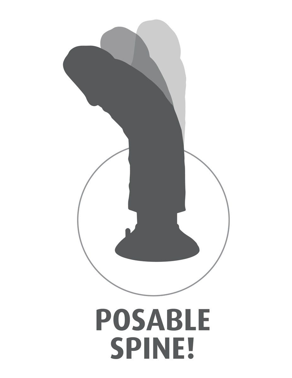 Вибромассажер телесного цвета 7" Vibrating Cock - 20 см.