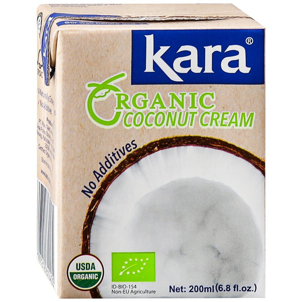СЛИВКИ Кокосовые 200 мл KARA 25%, тетрапак, Тайланд, 1 шт