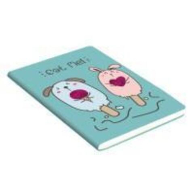 Блокнот для записи В6 80л. "GET GLITTER!" искусств. кожа (Эксмо)