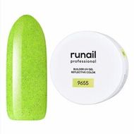 ГельUV светоотражающий BUILDER Reflective Nude GEL №9655 Runail 15г