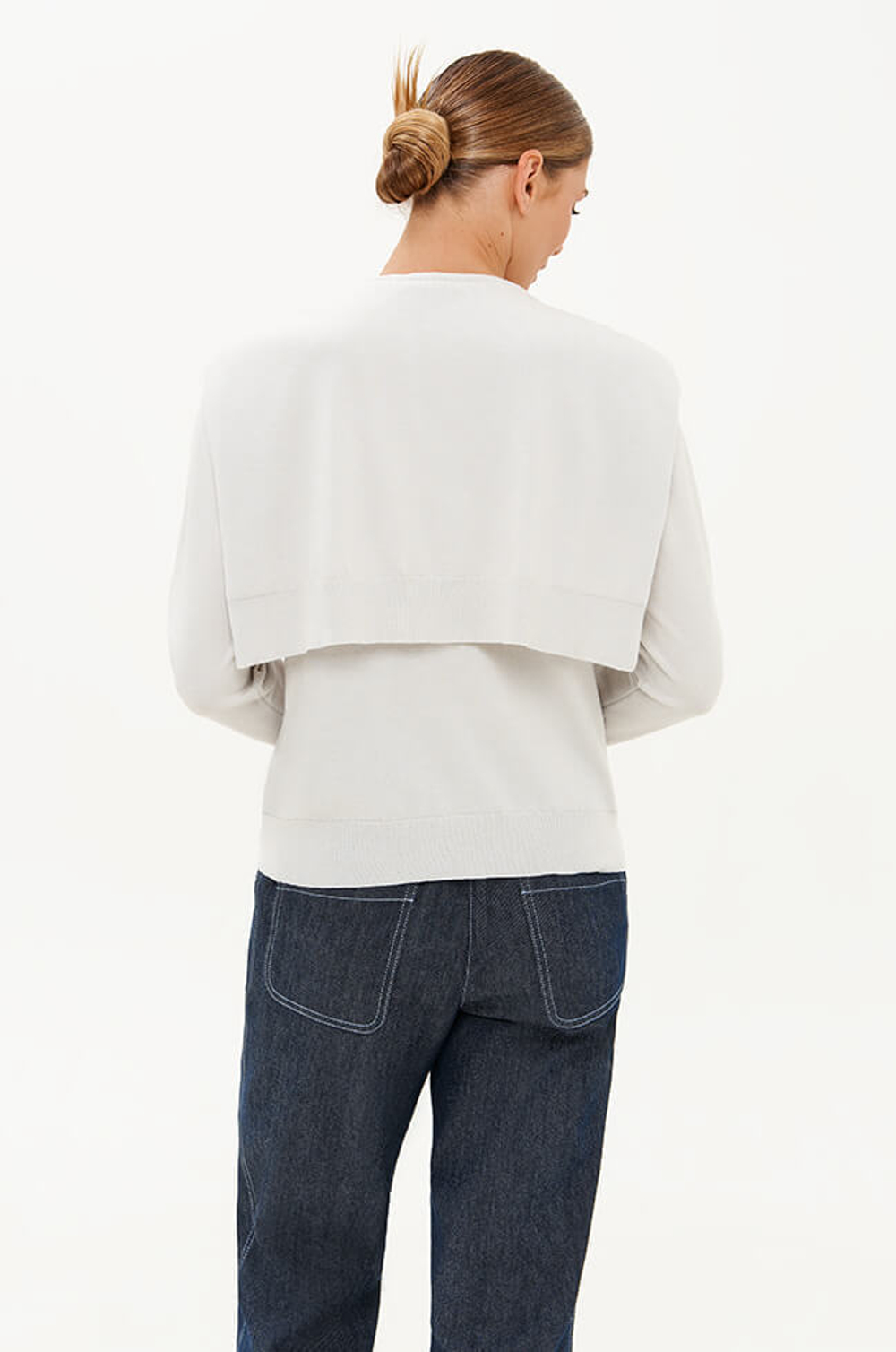 23376 Джемпер женский (светло-серый)