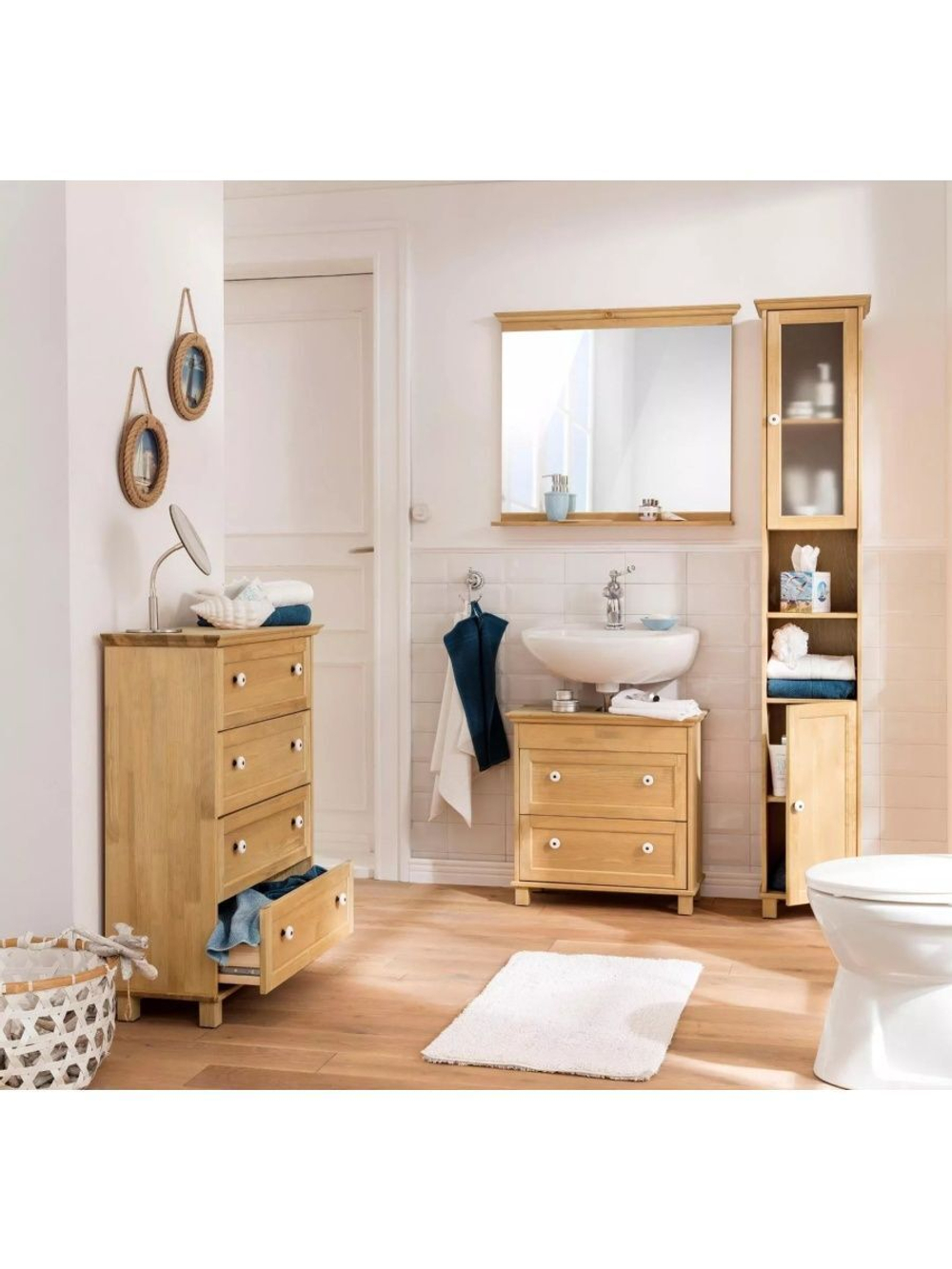 Шкаф под умывальникTili 2 ящика