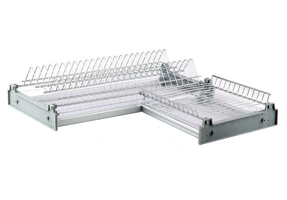 Посудосушитель угловой 600мм хром