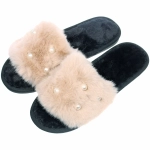 Тапочки женские домашние «DALIA», цвет бежевый, р-р 36-37