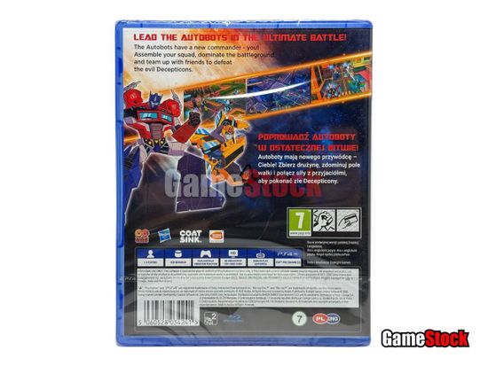 PS4 Transformers: Battlegrounds (Новый, Русские субтитры, CUSA-17580)