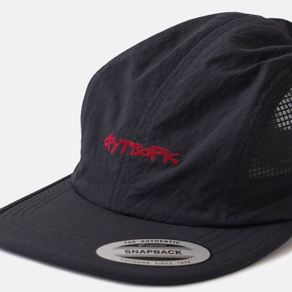 Кепка Footwork 5 Panel Tag (флок) BLACK (OSFA)