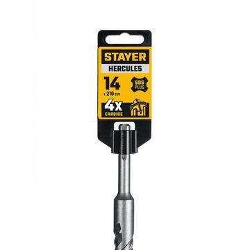 STAYER HERCULES-4Х 14x210 мм, SDS-plus бур, PROFESSIONAL (29290-210-14)
