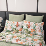 Комплект постельного белья на резинке Сатин Velouria Luxe с Одеялом VLR017