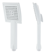 Лейка для душа (3 режима) КВАДРАТ белый ViEiR (40/1шт)