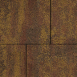 Тротуарная плитка КВАДРАТ 600х600 мм - Листопад гранит Осень