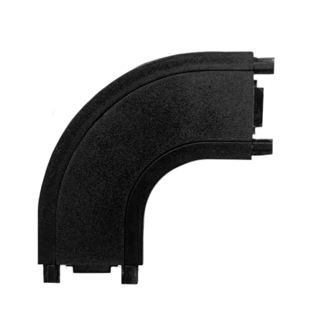 CLARUS Коннектор С образный 48V для магнитного ультратонкого шинопровода, черный, 100 шт