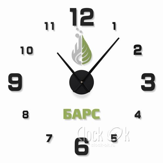 Настенные 3D часы "Барс"
