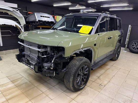 Carbins Color PPF Cyber Grey CR 01K хаки зеленая цветная полиуретановая защитная антигравийная пленка