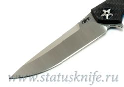 Нож Zero Tolerance ZT 0452CF М390 BLUфотография - 2