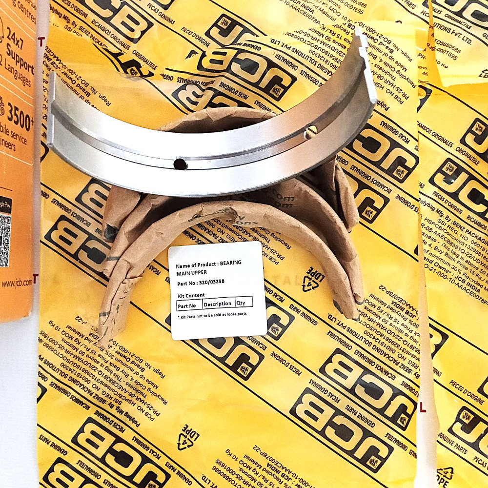 Комплект коренных вкладышей коленвала | 320/09473, 320/09335, 320/09253 | JCB